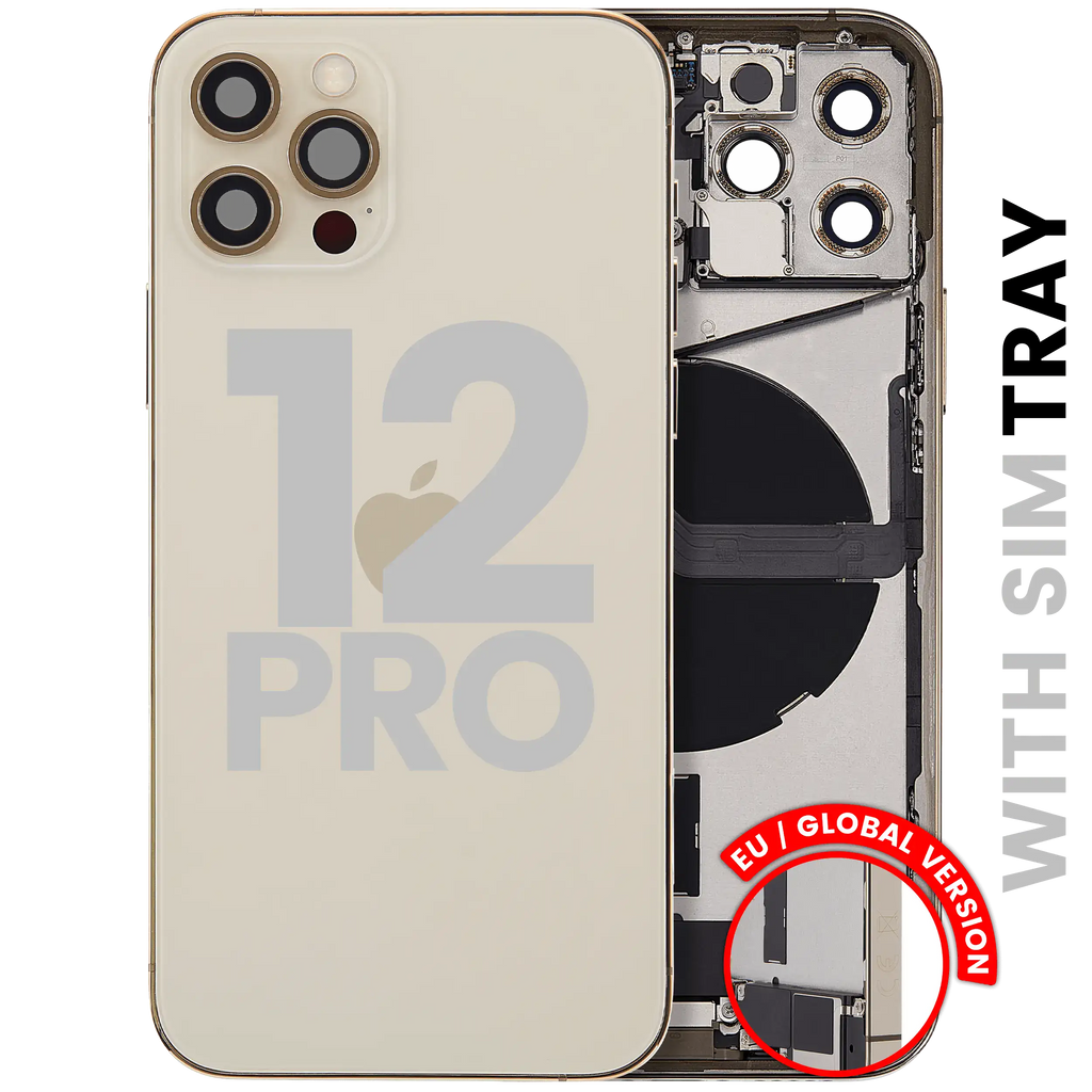 Original Apple-Ausbau B gebraucht – iPhone 12 Pro EU / Backcover/Rahmen Gold