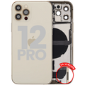 Backcover/Rahmen mit Ladebuchse (US) für iPhone 12 Pro (Gold, OEM B-Ware)