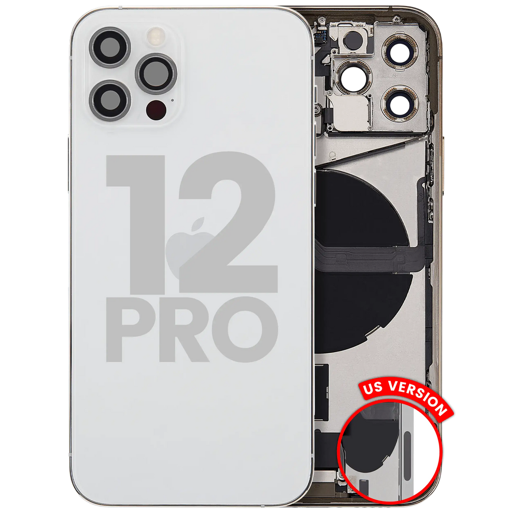 Original Apple-Ausbau B gebraucht – iPhone 12 Pro Backcover/Rahmen Silber