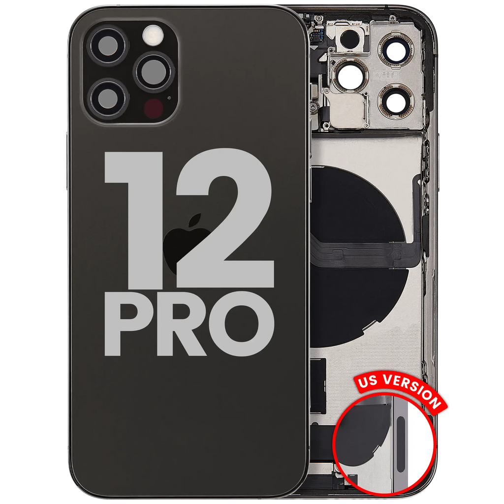 Original Apple-Ausbau C gebraucht – iPhone 12 Pro Backcover/Rahmen Graphit