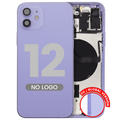 Back Cover/Frame with Small Parts for iPhone 12 (EU/Global Version) (Aftermarket Plus) (Purple)