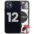 Backcover/Rahmen mit Kleinteilen für iPhone 12 US-Version (Schwarz) (gebrauchter