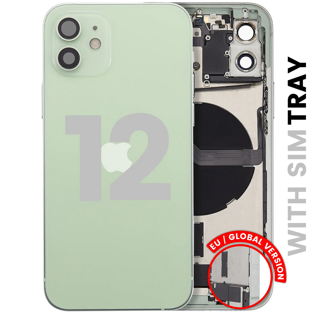Original Apple-Ausbau B gebraucht – iPhone 12 EU / Backcover/Rahmen Grün