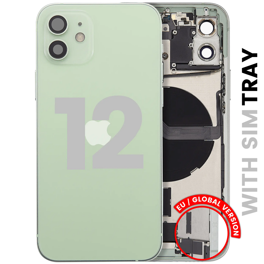 Original Apple-Ausbau C gebraucht – iPhone 12 EU / Backcover/Rahmen Grün
