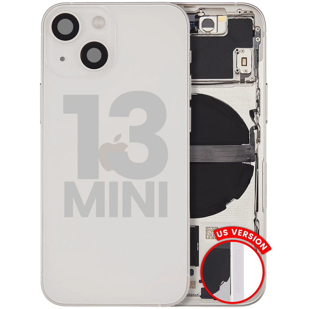 Original Apple-Ausbau B gebraucht – iPhone 13 Mini Backcover/Rahmen Polarstern