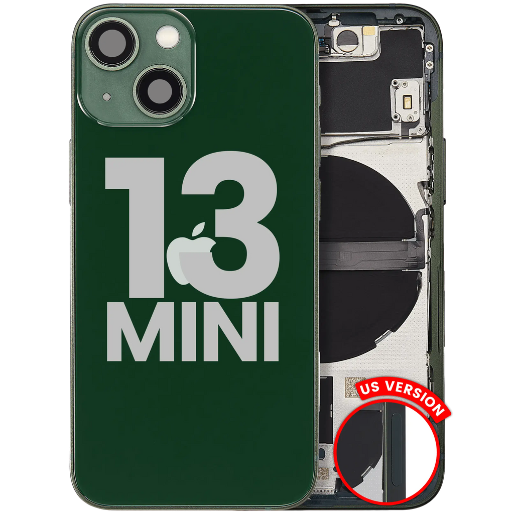 Original Apple-Ausbau B gebraucht – iPhone 13 Mini Backcover/Rahmen Grün