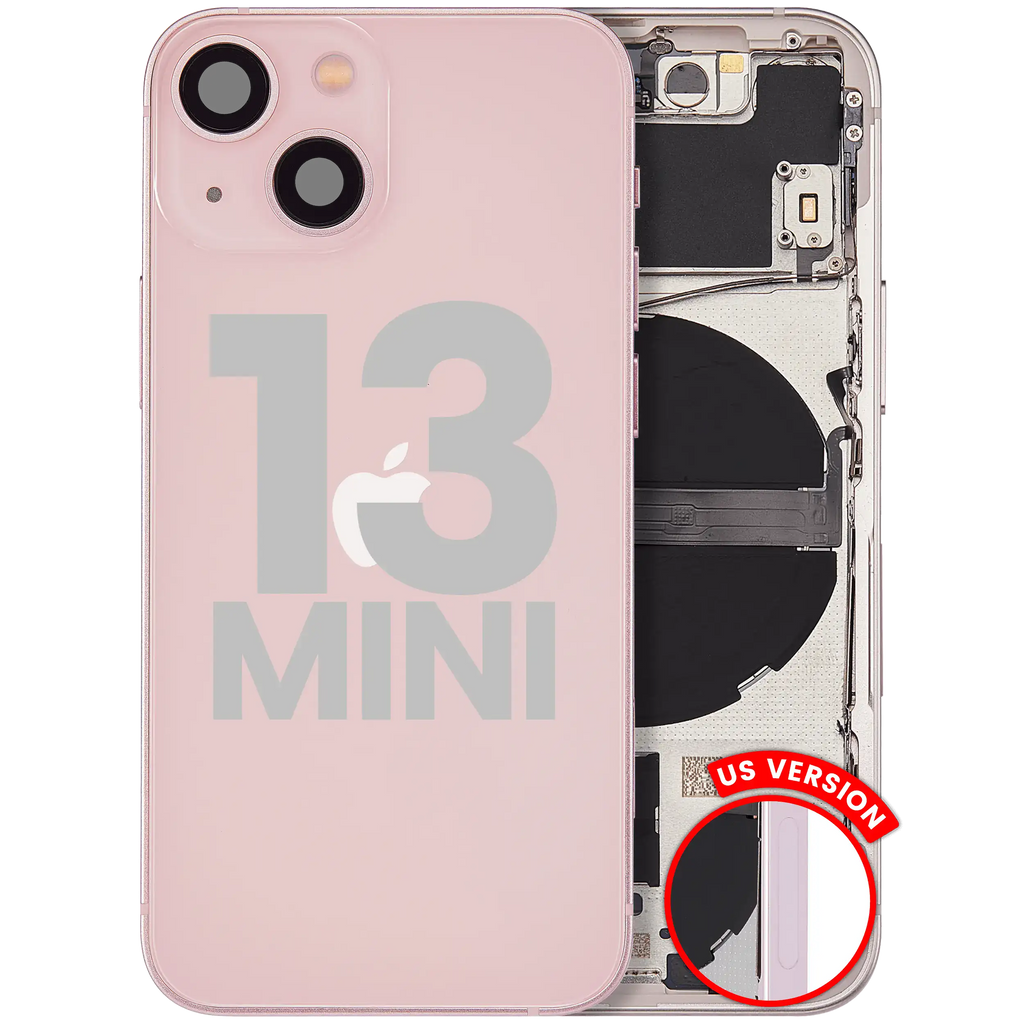 Gebrauchter Ausbau/Pull Qualität C – iPhone 13 Mini Backcover/Rahmen Rosa
