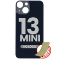 Back Cover with 3M Adhesive for iPhone 13 Mini (No Logo / Large Camera Cutout) (Midnight)