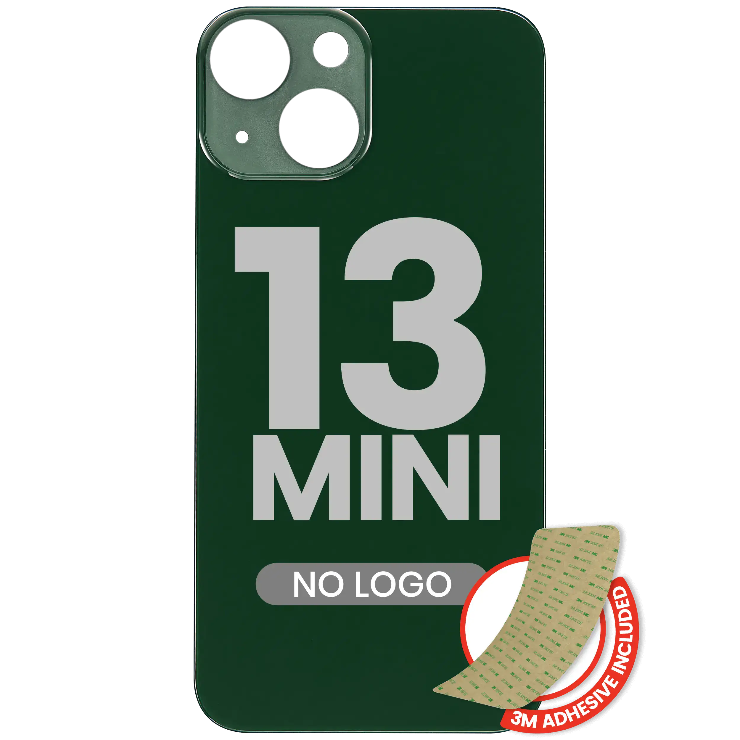 Backcover iPhone 13 Mini Grün (ohne Logo, großes Kameraloch)