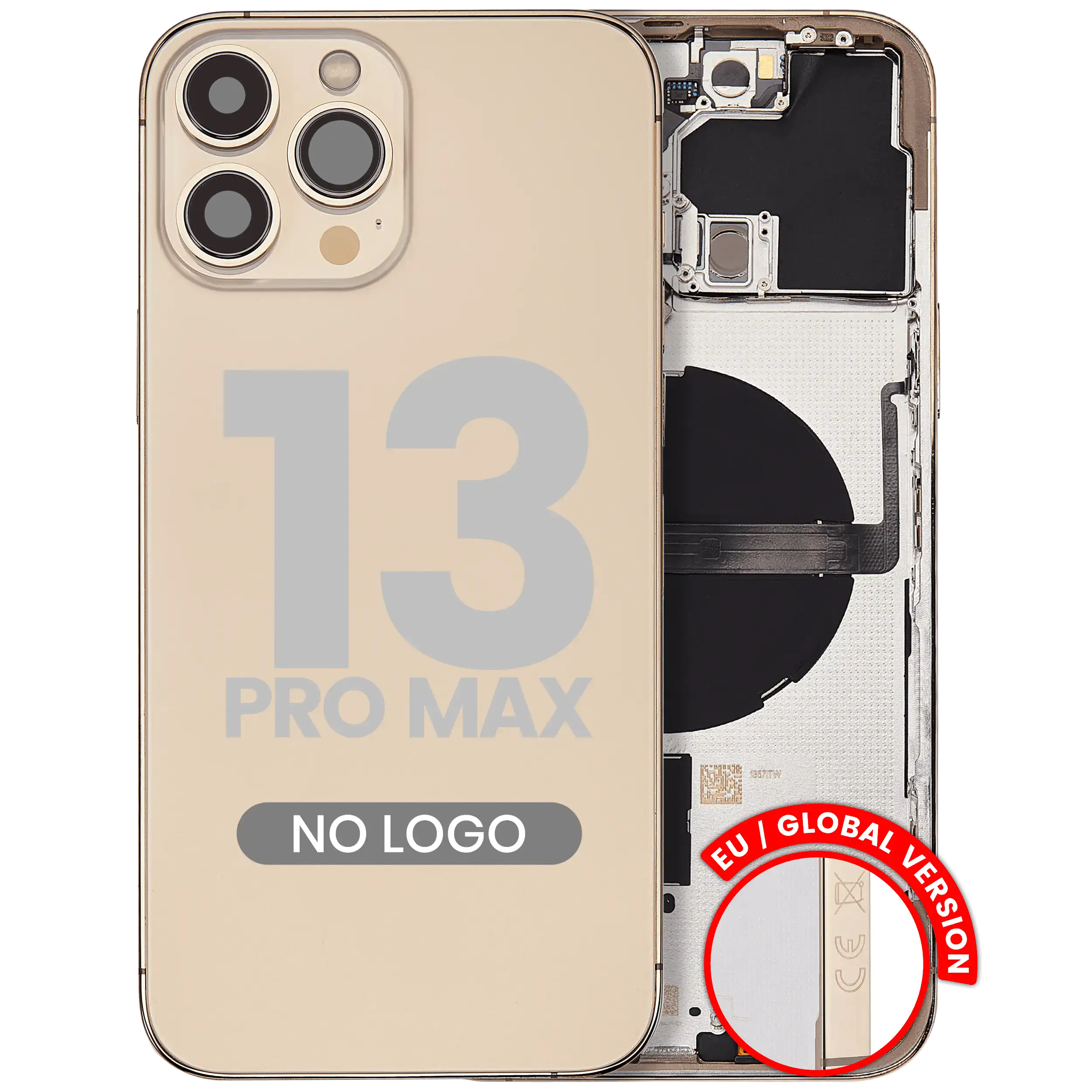Backcover/Rahmen & Kleinteilen für iPhone 13 Pro Max Gold (Premium)