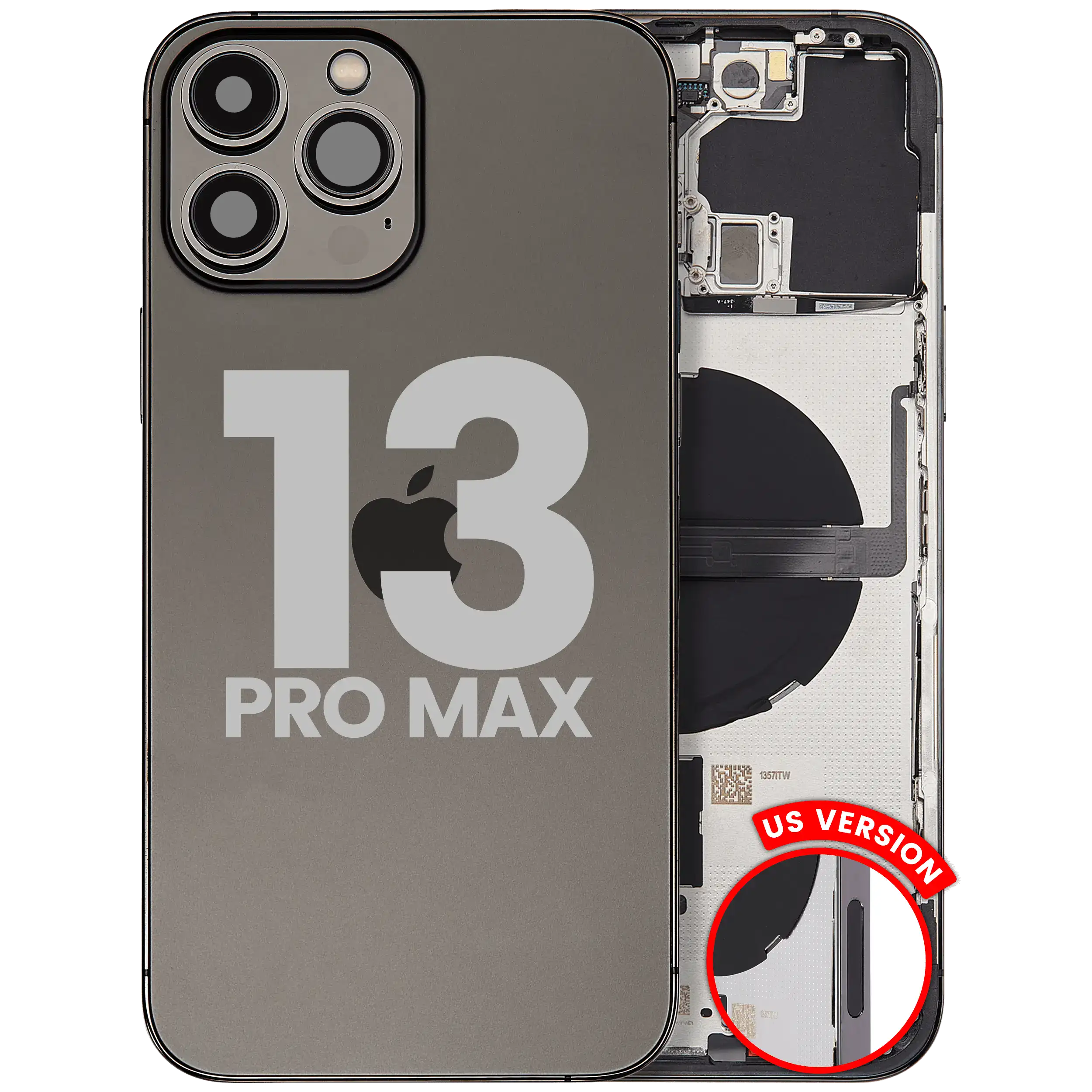 Gebrauchter Ausbau/Pull Qualität B – iPhone 13 Pro Max Backcover/Rahmen Graphit
