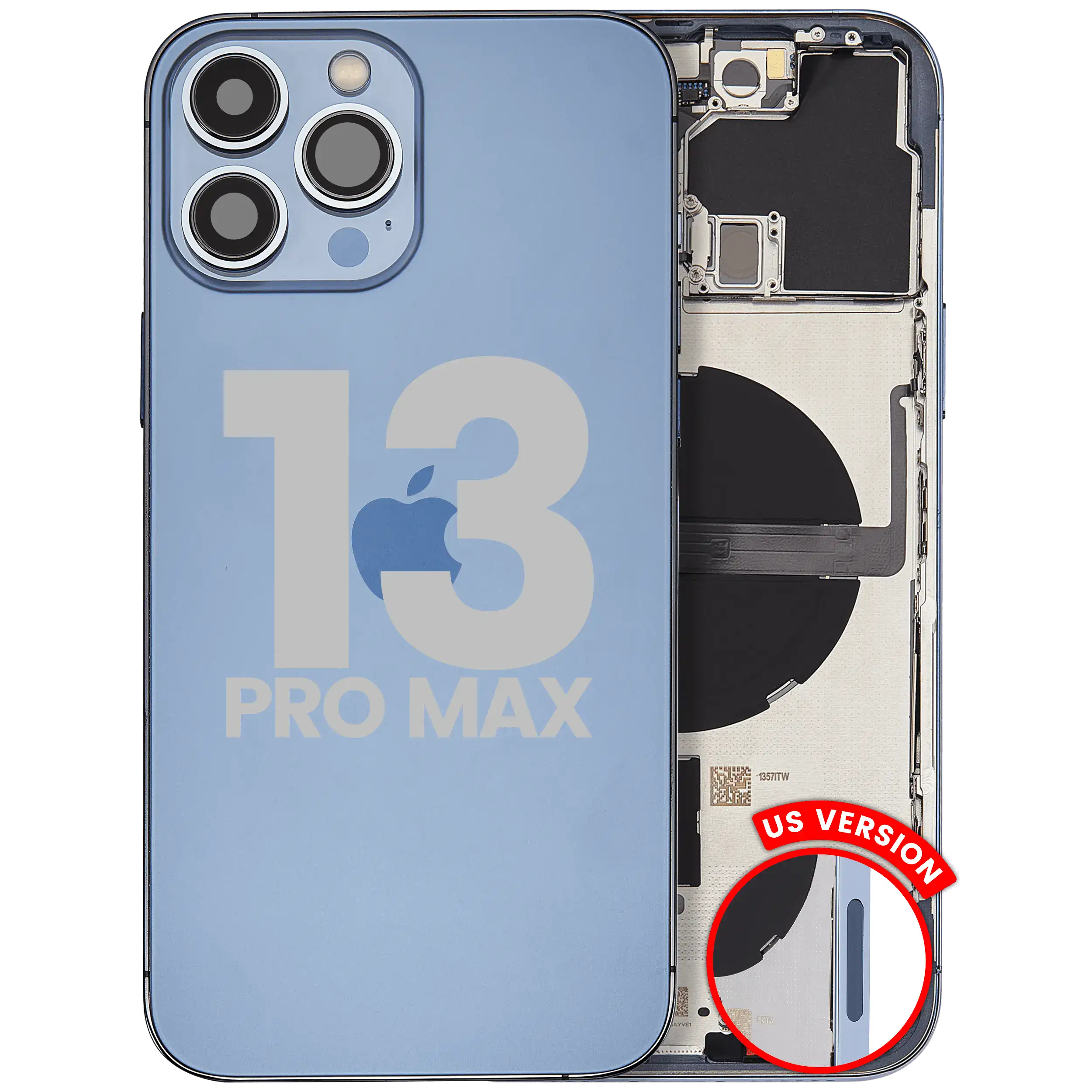 Gebrauchter Ausbau/Pull Qualität B – iPhone 13 Pro Backcover/Rahmen Sierrablau