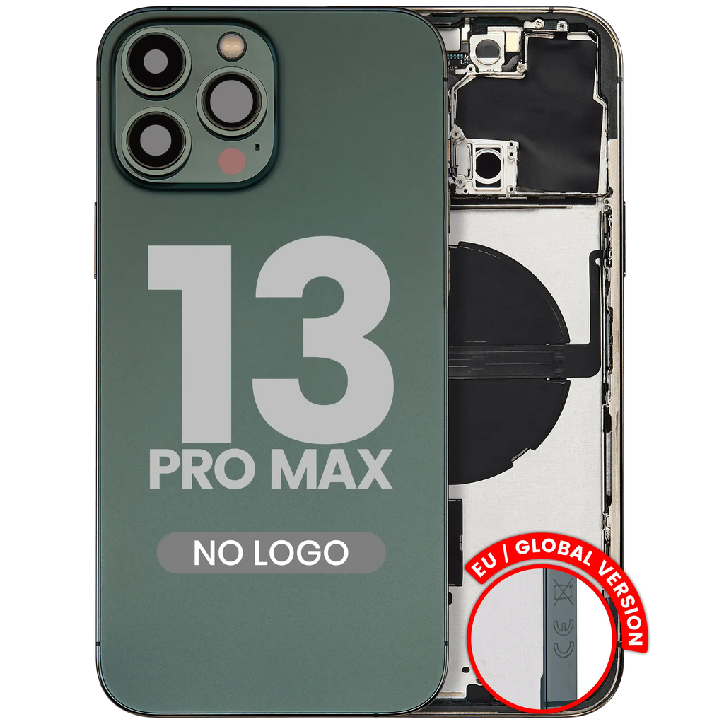 Backcover/Rahmen mit Small Parts für iPhone 13 Pro Max (EU / Global Version) (Aftermarket Plus) (Alpine Grün)