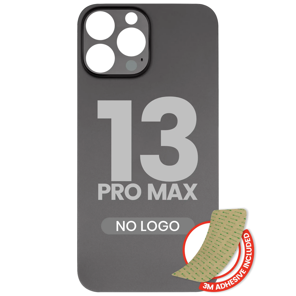 Backcover mit 3M-Kleber für iPhone 13 Pro Max Graphite ohne Logo