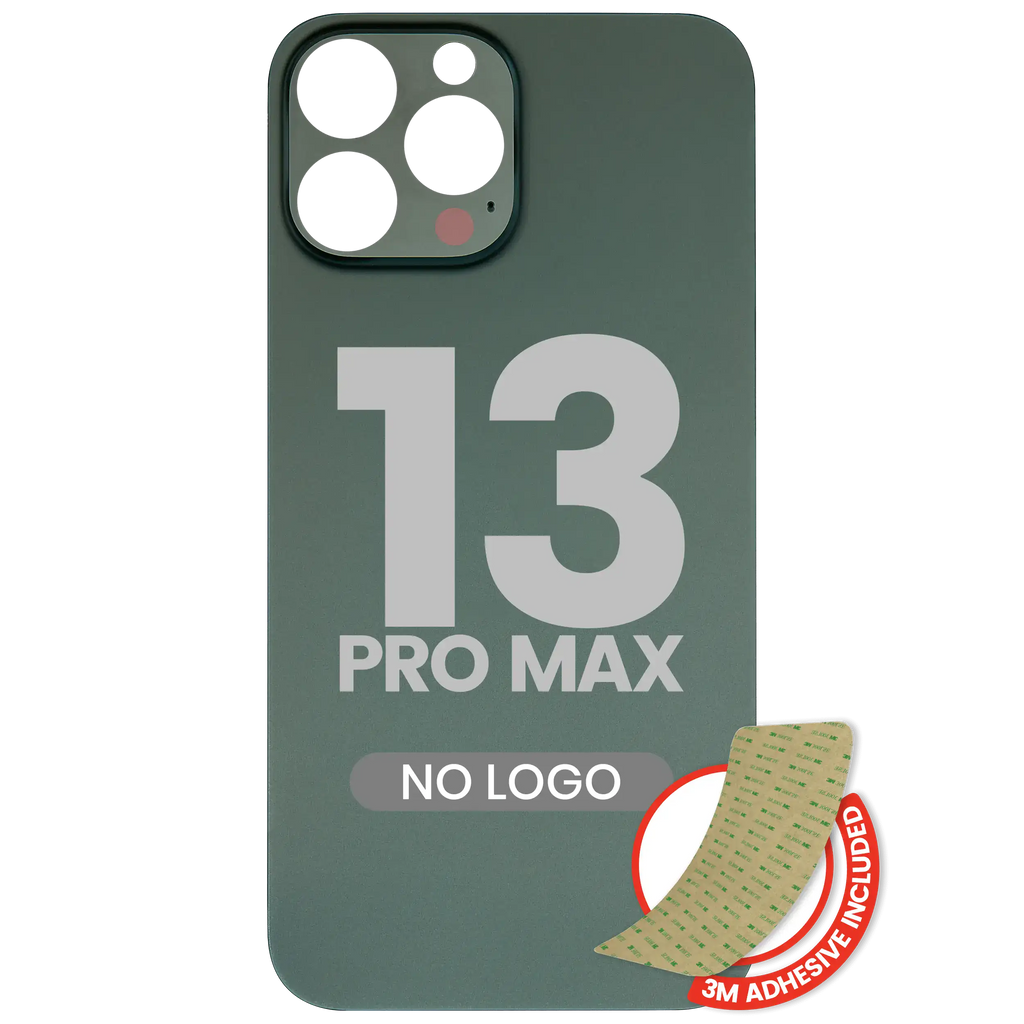 Backcover iPhone 13 Pro Max Alpine Grün ohne Logo großes Kameraloch 3M Kleber
