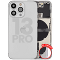 Back Cover/Frame with Small Parts for iPhone 13 Pro (US Version) (Used OEM Pull, Quality B, Silver)
