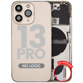 Backcover/Rahmen mit Kleinteilen für iPhone 13 Pro Gold (Aftermarket Plus)