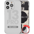Backcover+Rahmen m. Kleinteilen iPhone 13 Pro Silber Aftermarket+