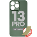 Back Cover with 3M Adhesive for iPhone 13 Pro (No Logo / Large Camera Cutout) (Alpine Green)
