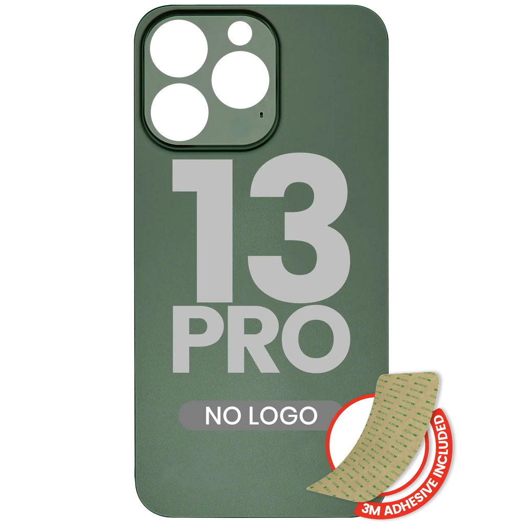 Backcover iPhone 13 Pro Alpine Grün 3M-Kleber ohne Logo große Kameraaussparung