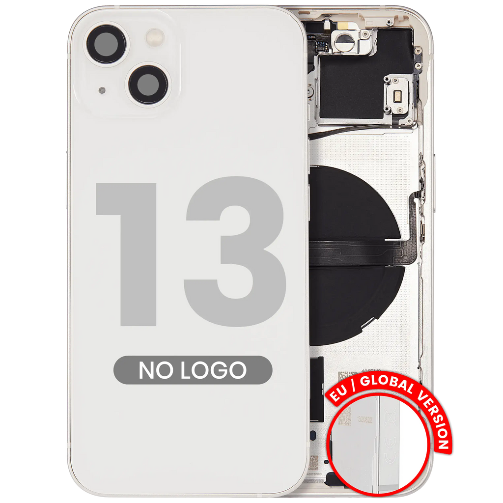 Back Cover/Frame with Small Parts for iPhone 13 (EU / Global Version) (Aftermarket Plus) (Starlight)