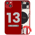 Backcover + Rahmen + Kleinteile für iPhone 13 Rot Aftermarket Plus