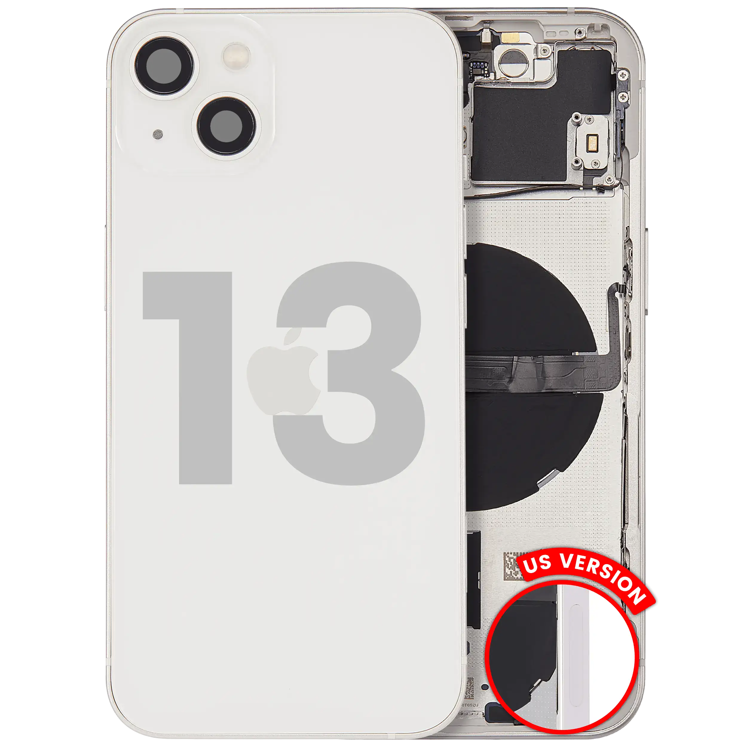 Original Apple-Ausbau C gebraucht – iPhone 13 Backcover/Rahmen Polarstern