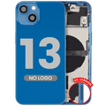 Back Cover/Frame with Small Parts for iPhone 13 (US Version) (Aftermarket Plus) (Blue)
