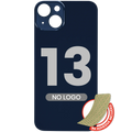 Back Cover with 3M Adhesive for iPhone 13 (No Logo / Large Camera Cutout) (Midnight)
