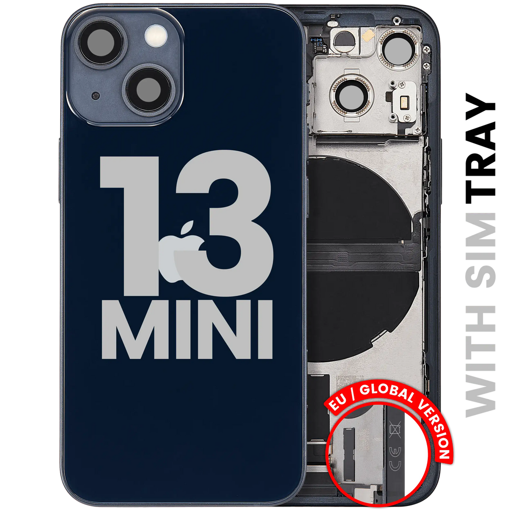 Original Apple-Ausbau B gebraucht – iPhone 13 Mini Backcover/Rahmen Mitternacht