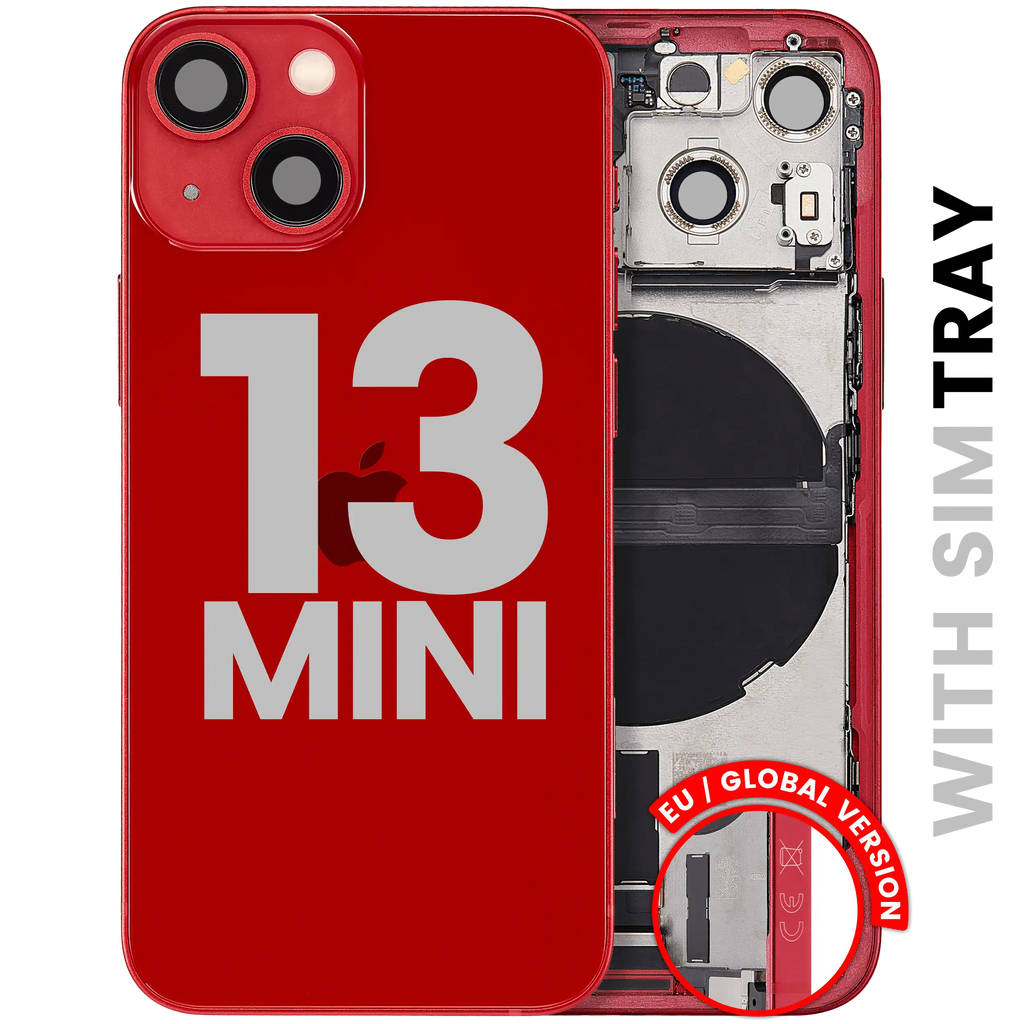 Original Apple-Ausbau B gebraucht – iPhone 13 Mini EU / Backcover/Rahmen Rot
