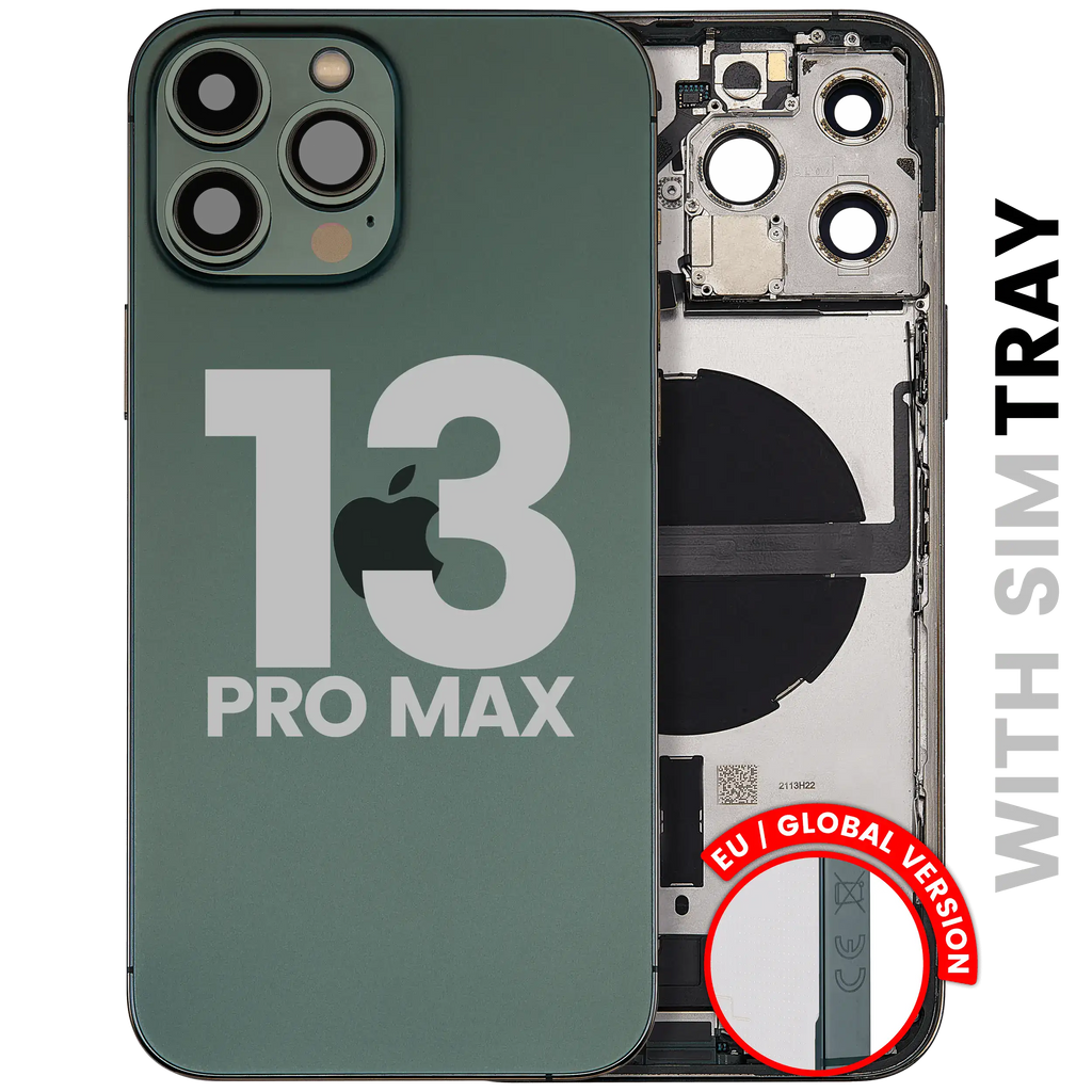 Original Apple-Ausbau C gebraucht – iPhone 13 Pro Backcover/Rahmen Alpine Grün