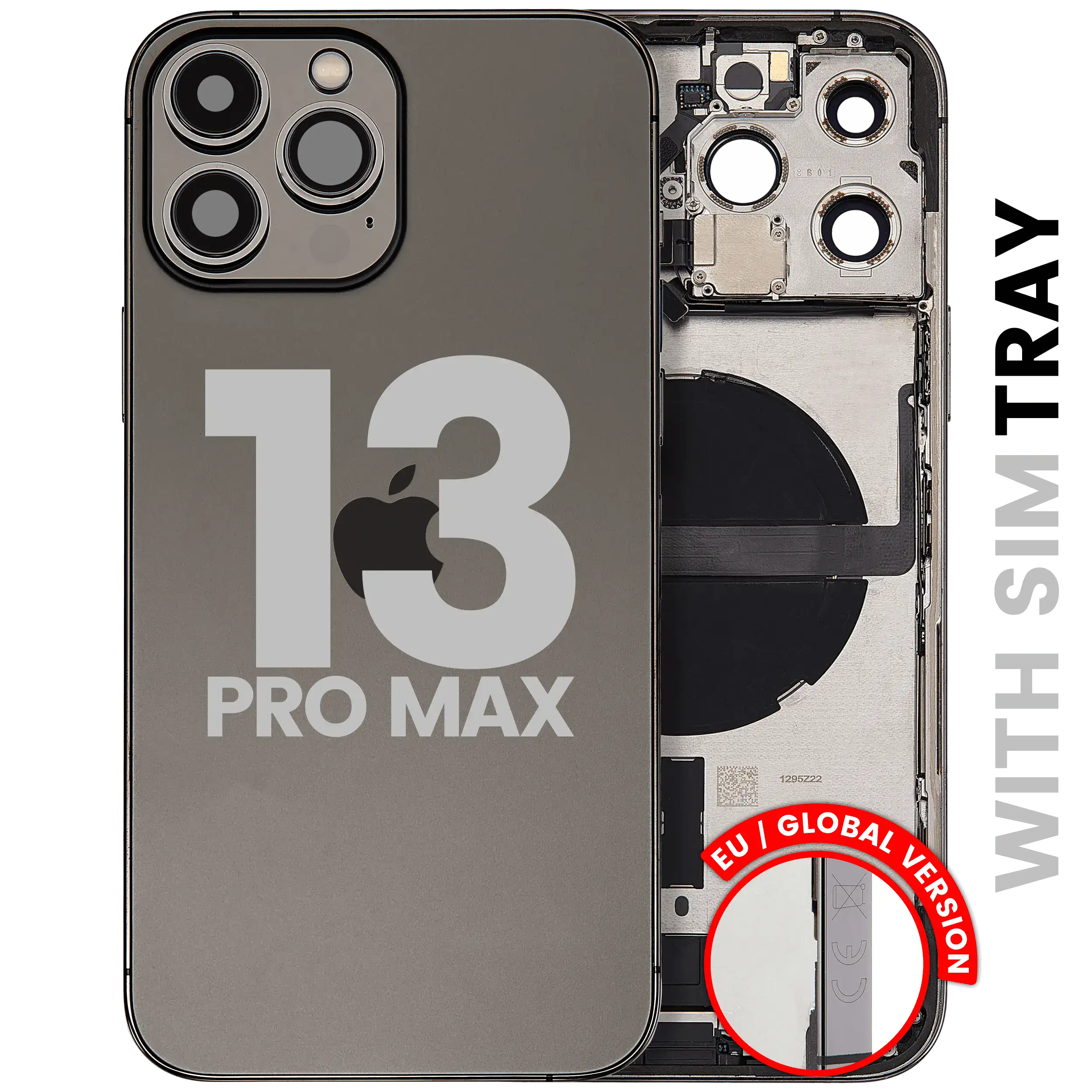 Original Apple-Ausbau C gebraucht – iPhone 13 Pro Max Backcover/Rahmen Graphit
