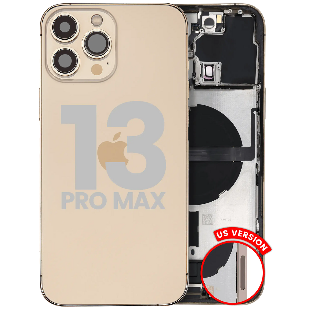 Original Apple-Ausbau B gebraucht – iPhone 13 Pro Max Backcover/Rahmen Gold