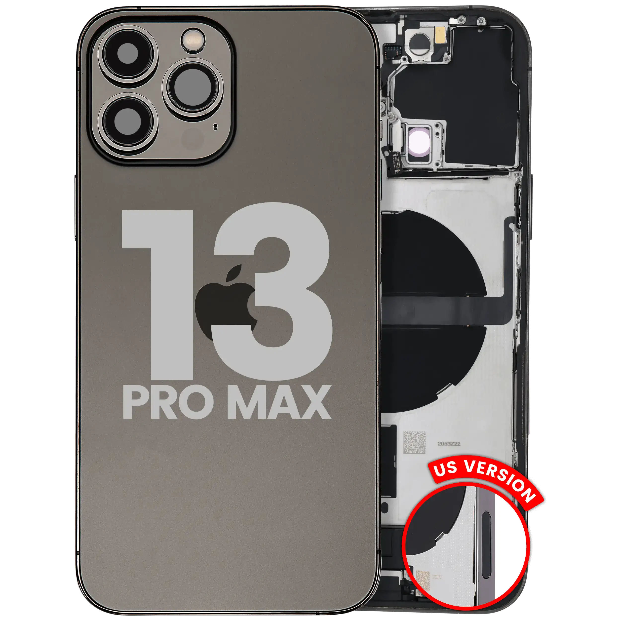 Original Apple-Ausbau C gebraucht – iPhone 13 Pro Max Backcover/Rahmen Graphit