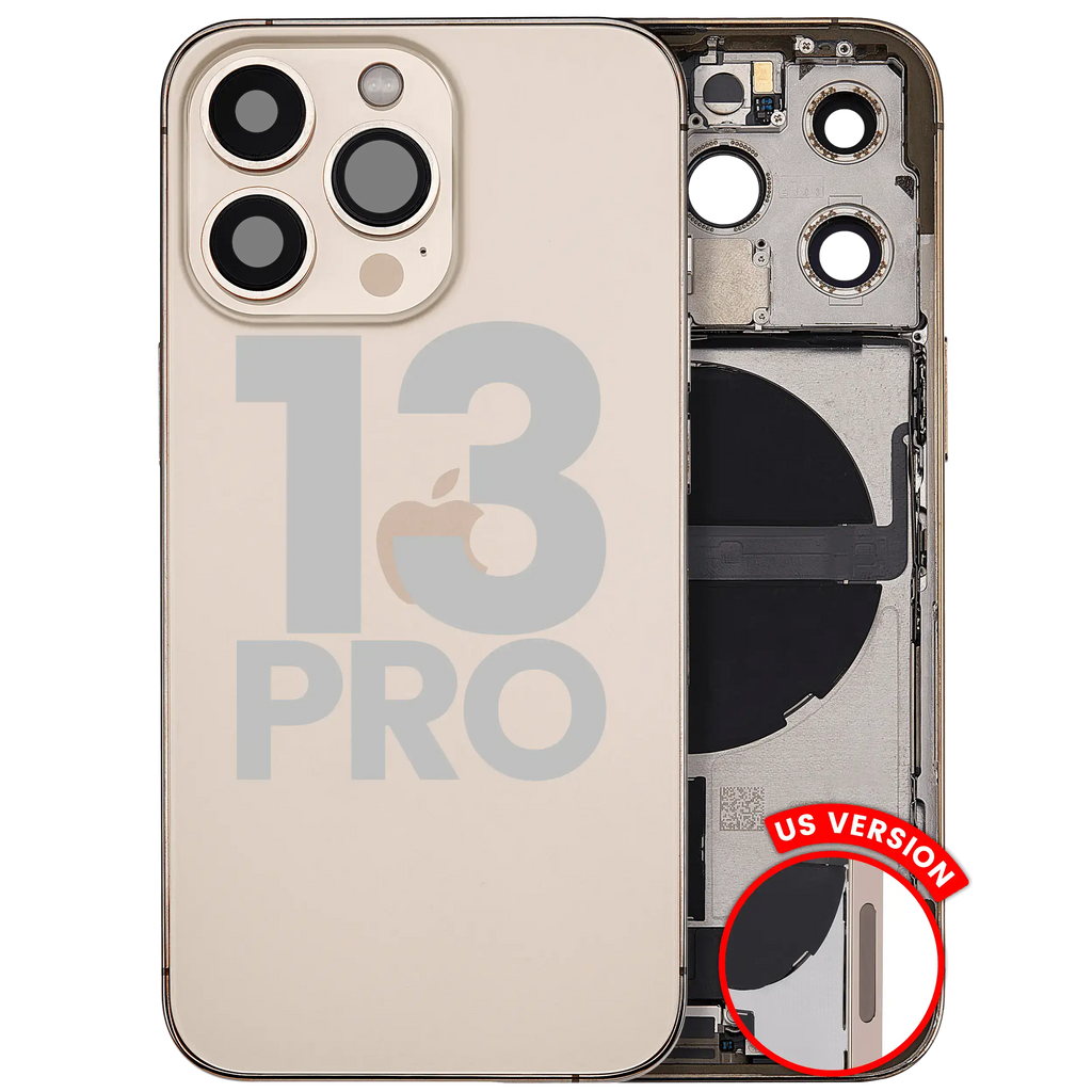 Original Apple-Ausbau A gebraucht – iPhone 13 Pro Backcover/Rahmen Gold