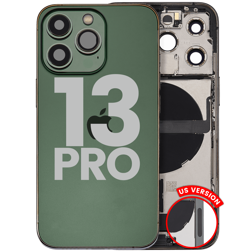 Original Apple-Ausbau C gebraucht – iPhone 13 Pro Backcover/Rahmen Alpine Grün
