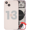 Backcover/Rahmen mit Ladebuchsen-Flex & Kleinteilen für iPhone 13 (Pink) (OEM Pu