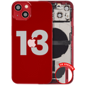 Backcover/Rahmen mit Ladebuchse Flex iPhone 13 rot OEM Pull C