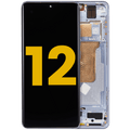 OLED-Display mit Rahmen für Xiaomi 12 / 12X / 12S (Refurbished) (Blau)