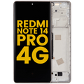 OLED-Montage mit Rahmen für Xiaomi Redmi Note 14 Pro 4G (Refurbished, Sand Gold)