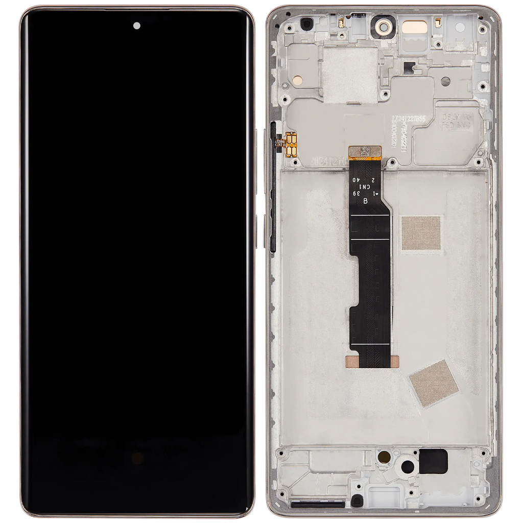 OLED Assembly with Frame for Xiaomi Redmi Note 14 Pro 4G (Refurbished, Sand Gold)