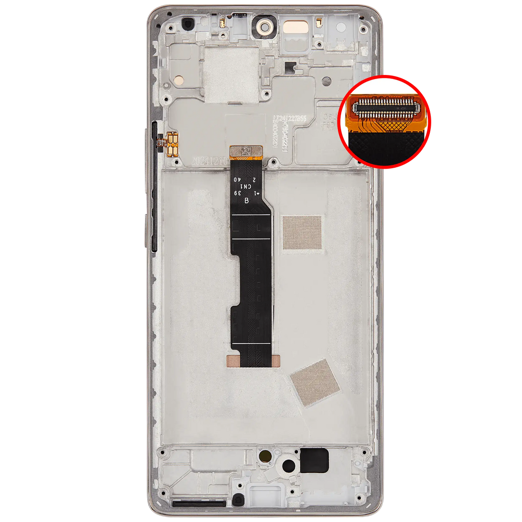 OLED Assembly with Frame for Xiaomi Redmi Note 14 Pro 4G (Refurbished, Sand Gold)