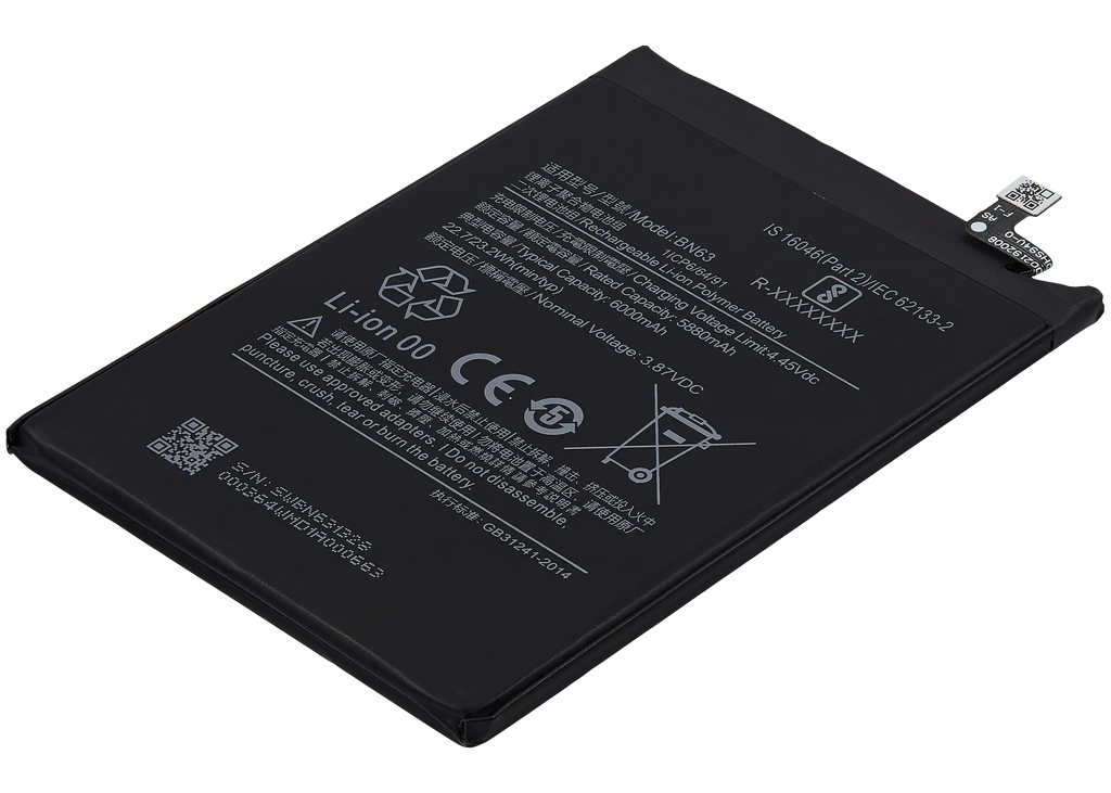 Ersatzakku für Xiaomi Redmi 10 Prime / Redmi Note 11SE (BN63)