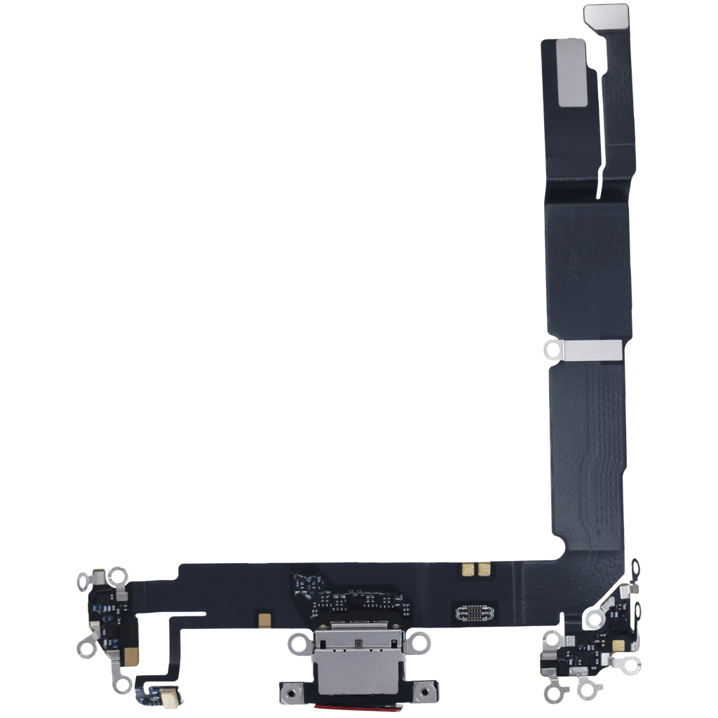 Charging Port Flex Cable with PCB for iPhone 16 Plus (Original OEM) (Black)