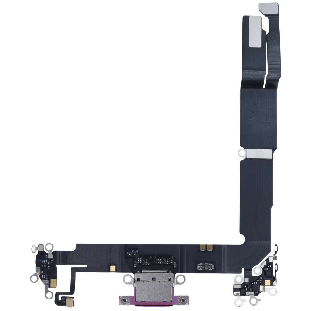Ladebuchse Flexkabel mit Platine für iPhone 16 Plus (Original OEM) (Pink)