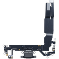 Original Apple Charging Port Flex Cable with Board for iPhone 16 (EU/UK/CA) Black