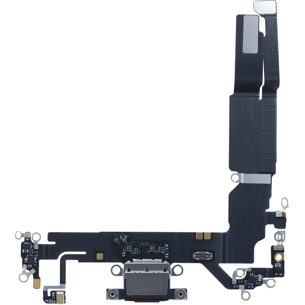 Original Apple Charging Port Flex Cable with Board for iPhone 16 (EU/UK/CA) Black