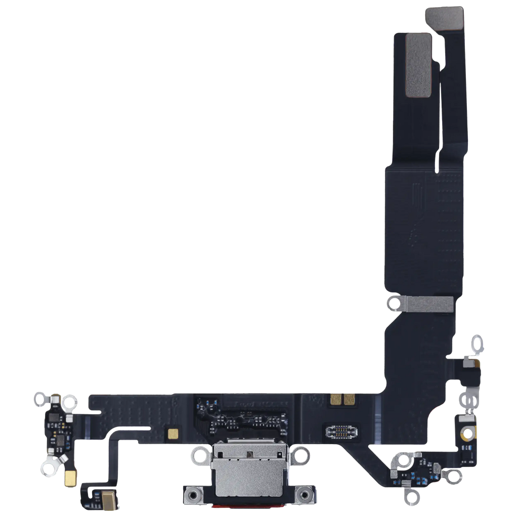 Ladebuchse für iPhone 16 (mmWave) (Original OEM) (Schwarz)