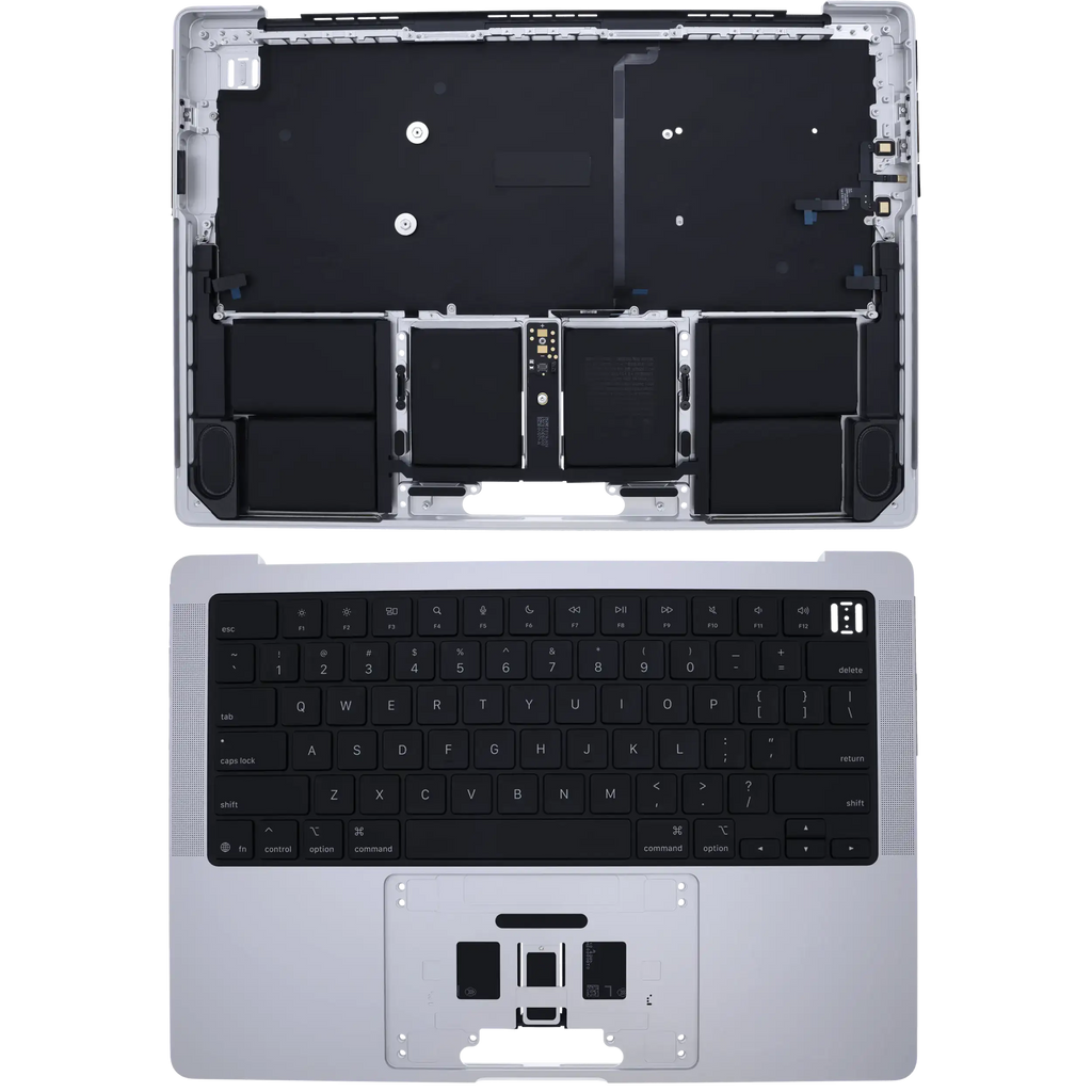 Top Case mit Akku (ANSI) für MacBook Pro 14" A3434 (2025) (Original OEM) (Silber)